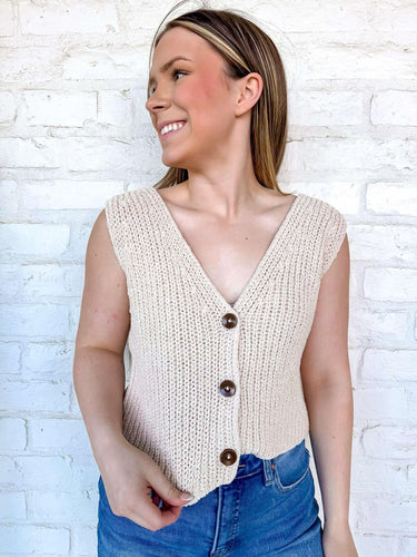 Influence Reputation Taupe Vest Top