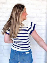 Load image into Gallery viewer, Give It Your All Navy Top