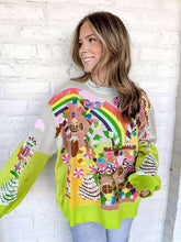 Load image into Gallery viewer, Queen of Sparkles Christmas Candyland Knit Sweater