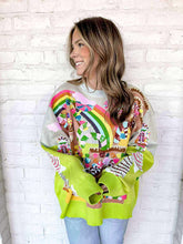 Load image into Gallery viewer, Queen of Sparkles Christmas Candyland Knit Sweater