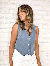Load image into Gallery viewer, Grab Your Hats Denim Vest Top