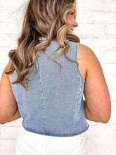 Load image into Gallery viewer, Grab Your Hats Denim Vest Top