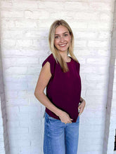 Load image into Gallery viewer, Plan For You Maroon Top