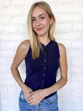 Load image into Gallery viewer, Chasing Dreams Navy Top