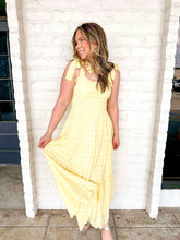 Load image into Gallery viewer, Dream The Most Yellow Midi Dress