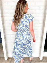 Load image into Gallery viewer, Unless You’re There Blue Midi Dress