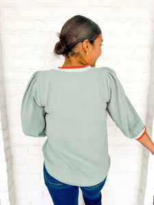 Carry On Sage Top