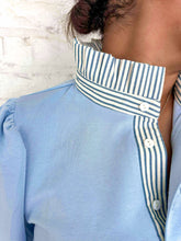 Load image into Gallery viewer, Spring Sentiments Blue Top