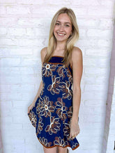 Load image into Gallery viewer, Watch Me Overcome Navy Dress