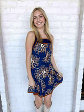 Load image into Gallery viewer, Watch Me Overcome Navy Dress