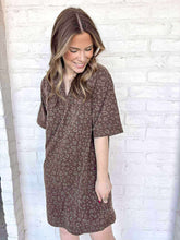 Load image into Gallery viewer, On The Map Brown Leopard Dress