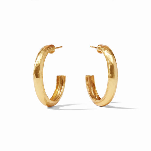 Julie Vos Havana Medium Gold Hoop