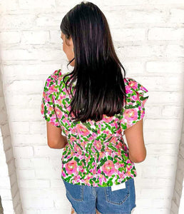 Pace Yourself Pink Top