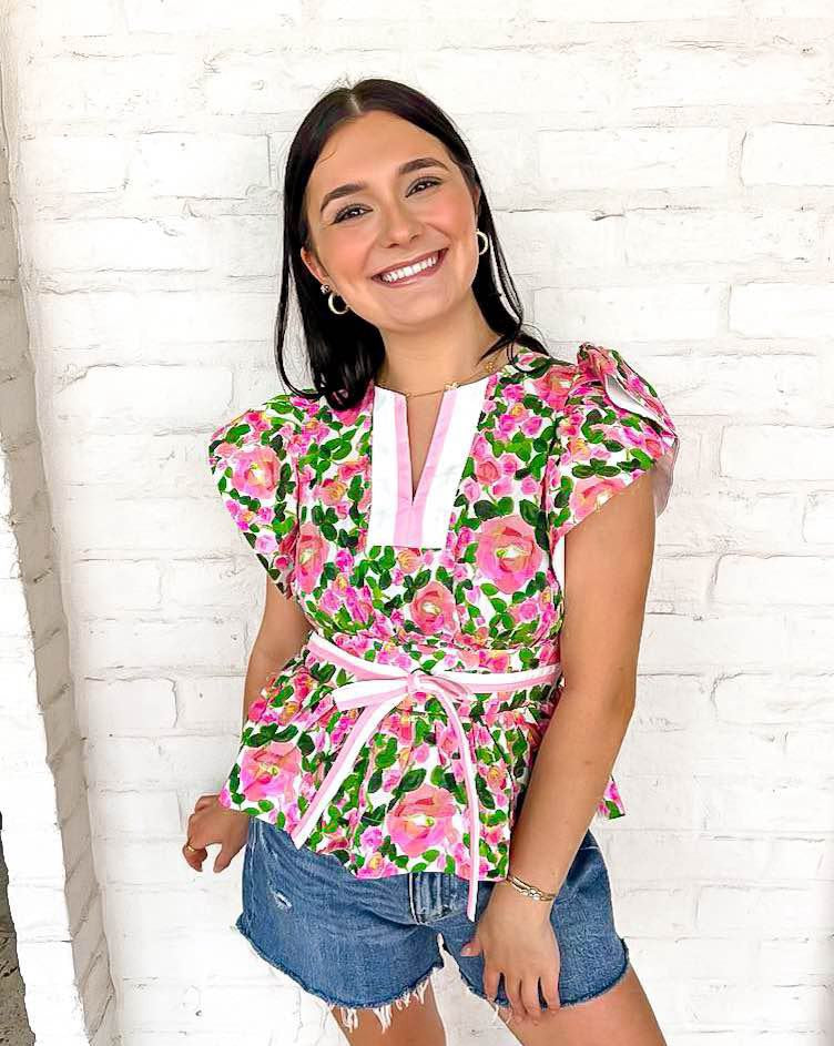 Pace Yourself Pink Top