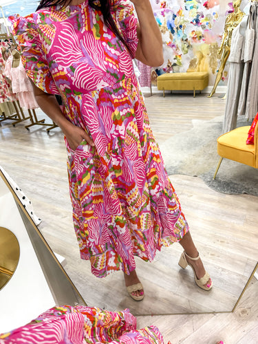 Alive and Well Fuchsia Dress