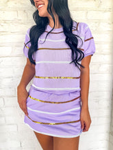 Load image into Gallery viewer, Queen Of Purple and Gold SKORT