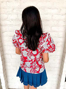 Out Of Nowhere Red Top