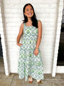 Carried Away Green Dress
