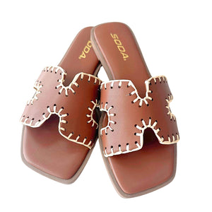 Finity Tan Sandal