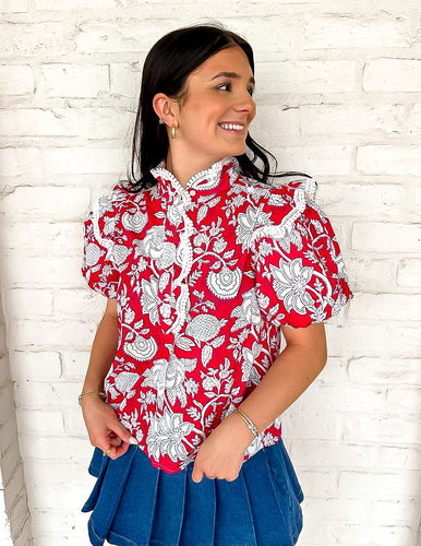 Out Of Nowhere Red Top