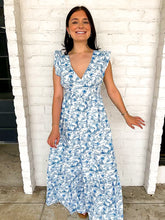 Load image into Gallery viewer, Magnolia Gardens Blue Dress