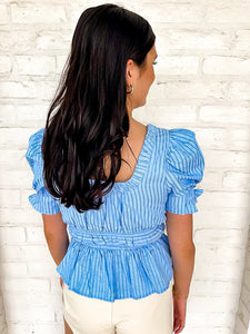 Days Forward Blue Top