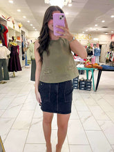 Load image into Gallery viewer, Stay Tuned Olive Top
