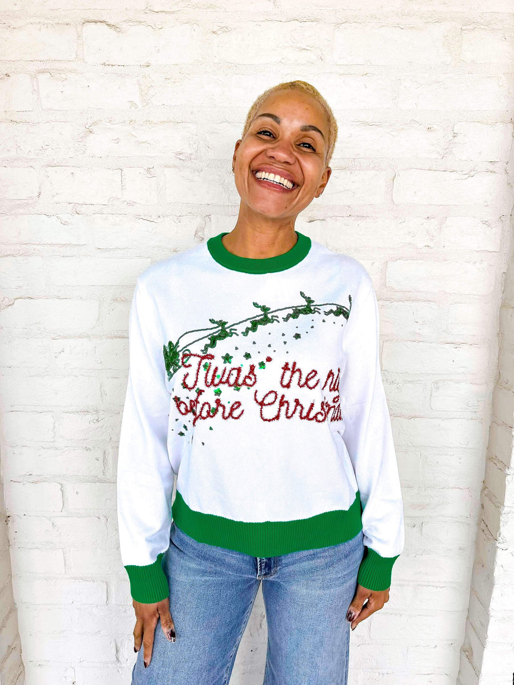 Queen Of Twas The Night Before Christmas Sweater