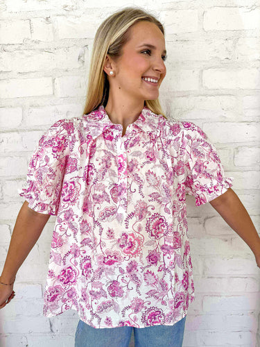 Up To You Pink Top