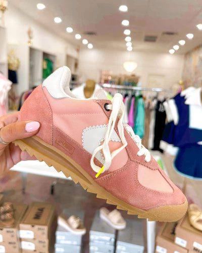 Suri Blush Suede Sneaker