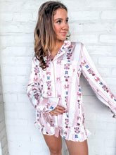 Load image into Gallery viewer, Queen Of Girly Things Christmas Pink Pajama Set