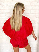 Load image into Gallery viewer, Red Runaway Corduroy set