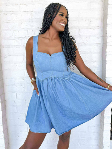 Search For More Light Denim Dress