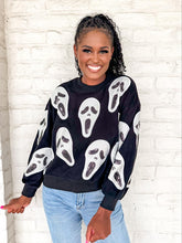 Load image into Gallery viewer, Queen Of Sparkles Scream Sweatshirt