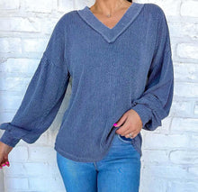 Load image into Gallery viewer, Groove And Move Blue Longsleeve Top
