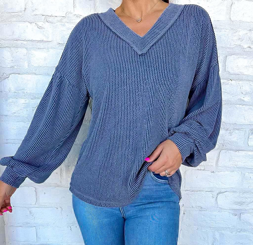 Groove And Move Blue Longsleeve Top