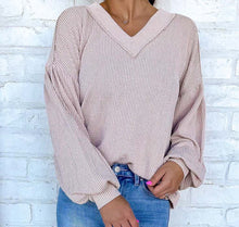 Load image into Gallery viewer, Groove And Move Beige Longsleeve Top