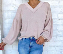 Load image into Gallery viewer, Groove And Move Beige Longsleeve Top