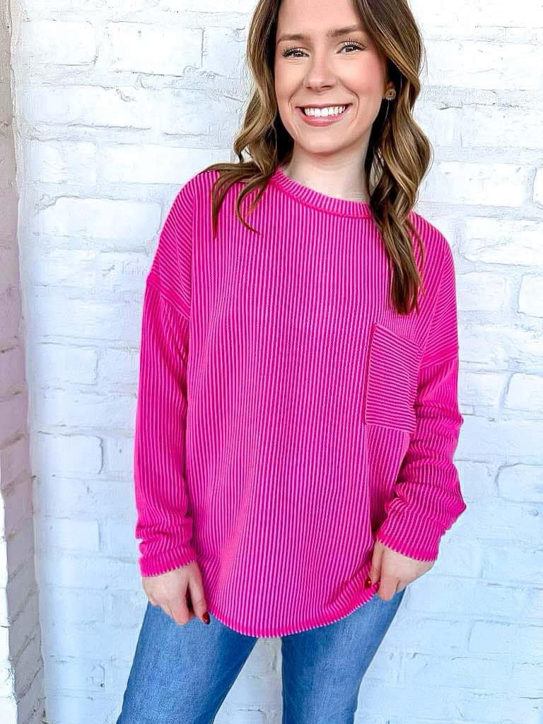 Going Places Fuchsia Top
