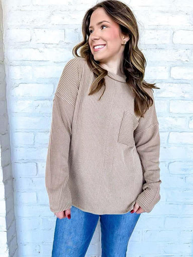 Going Places Light Mocha Top
