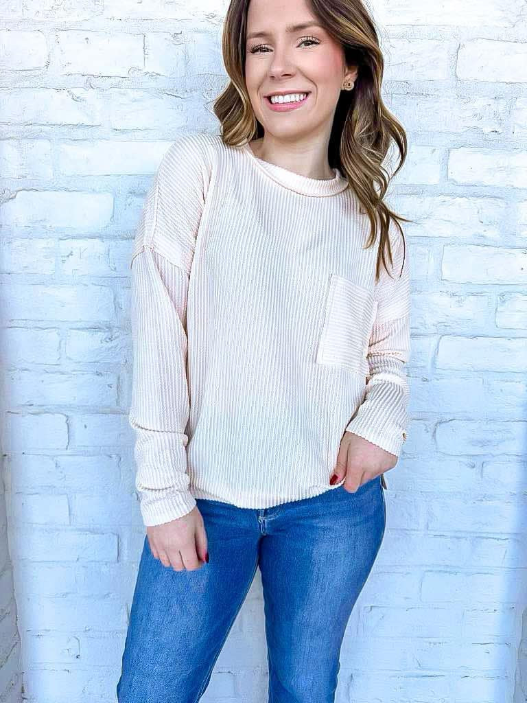 Going Places Cream Top