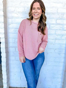 Going Places Light Rose Top