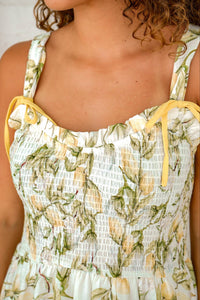 Dainty Dream Yellow Dress
