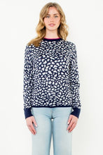 Load image into Gallery viewer, THML Spotted You Navy Sweater