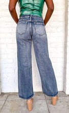 Load image into Gallery viewer, The Moment Low Rise Wide Leg Medium Denim Jean