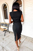 Load image into Gallery viewer, Classy And Sassy Dress Black