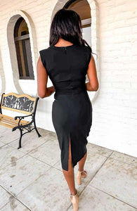 Classy And Sassy Dress Black