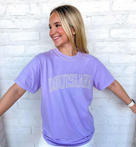 Louisiana Purple Graphic Tee