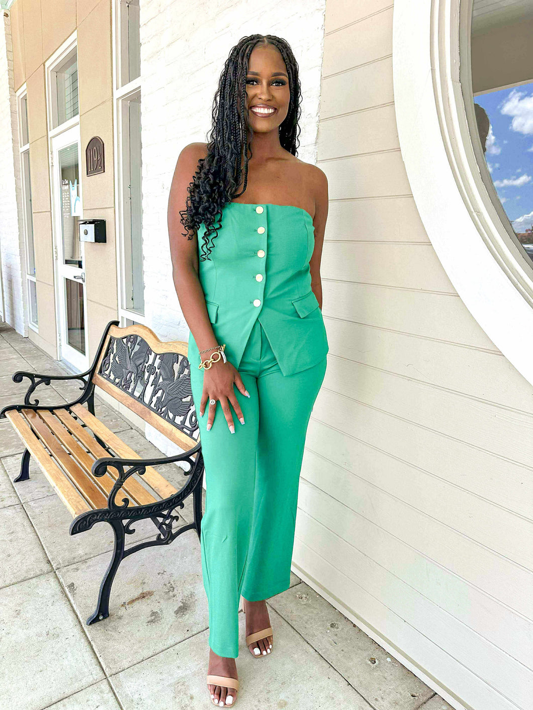 Details To Come Green Top