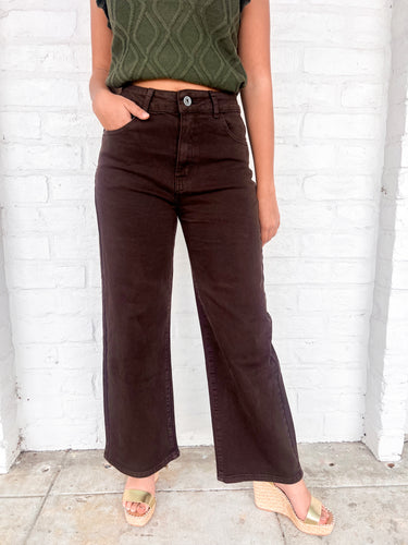 Days Ahead Brown Colored Denim
